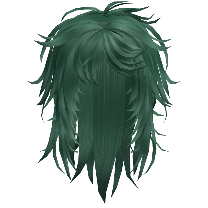 Vkei Long Messy Razor Cut Hair (Green)