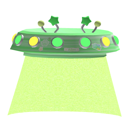 ♡Cute Galactic Space Alien Ufo Waist Green Glowing thumbnail