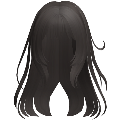 dark ash wispy loose angelic anime hair