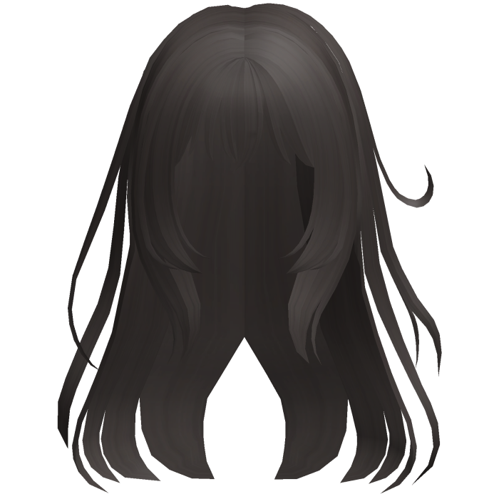dark ash wispy loose angelic anime hair