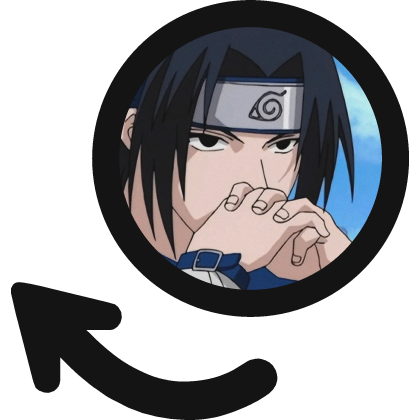 Sasuke Uchiha Meme Circle