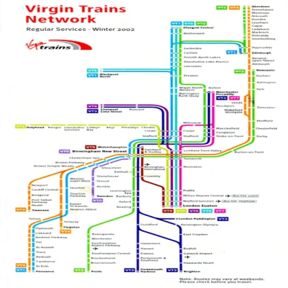 VTrains map