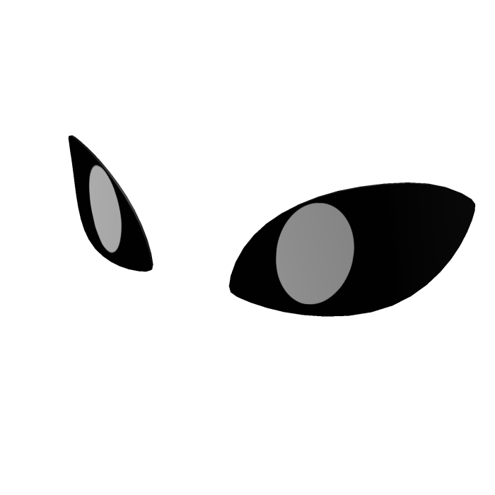 Inverted eyes