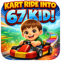 Impossible Kart ride into 67 kid !!!