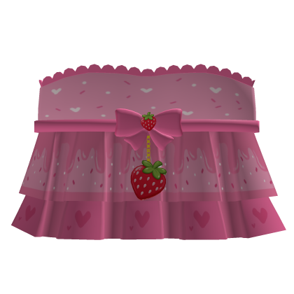 Delicious strawberry cake dress