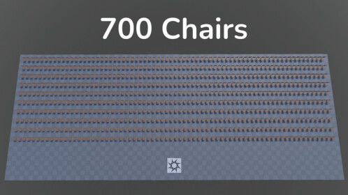700 Chairs for 700 Players