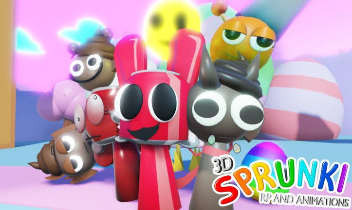 3D Sprunki RP And Animations [🥚EASTER🐣]