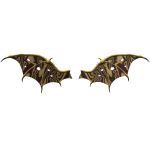 Devil's Golden Melted Claw Wings