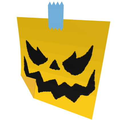Sticky Note Jack-o’-lantern