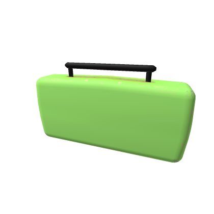 cool green boombox radio music disco