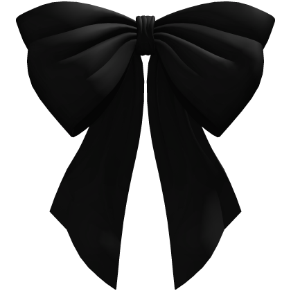 Black Hair Ribbon Roblox item
