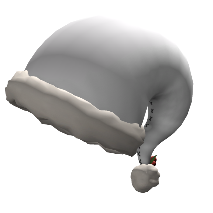 white cozy christmas hat