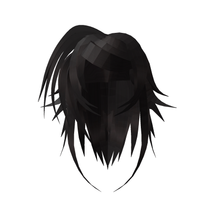 >_< dark brown long cute fluffy kawaii moe hair Roblox item