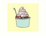 PinkBerry's Pure Frozen Yogurt.