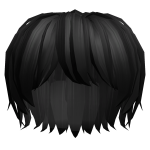 🍀Anime Messy Boy Hair (Black)
