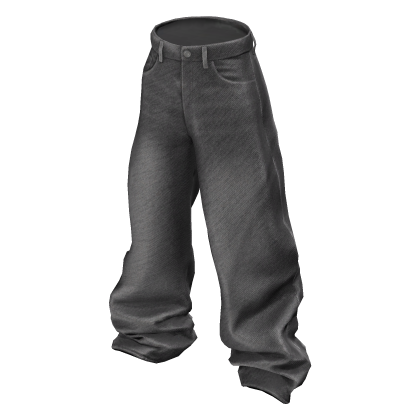 Baggy Grey Denim Jeans thumbnail