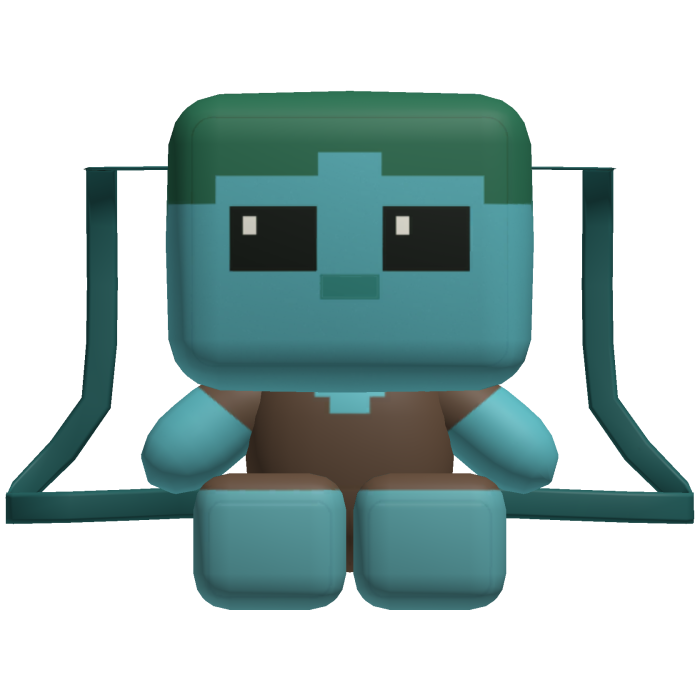 Zombie Pixel Plushie Backpack [1.0]