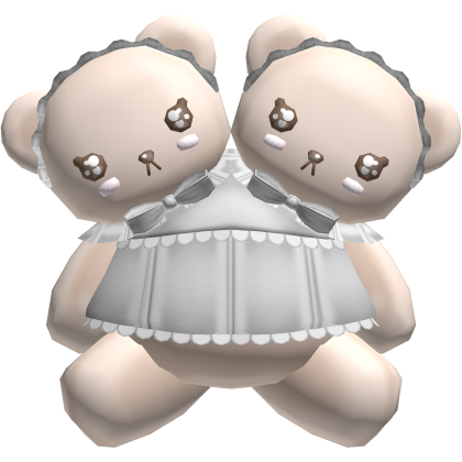 Cute Sensitive Light Bown Teddy Bear in Grey