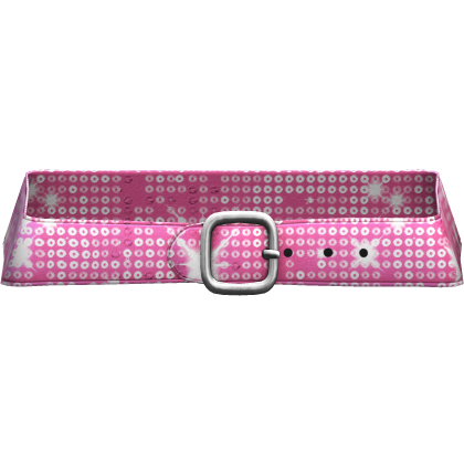 Luxury 2000s Y2K Disco Gyaru Glitter Belt Pink
