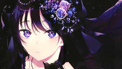 Purple Hair Anime girl Roblox decal
