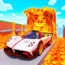 🌋Escape Lava in a Car