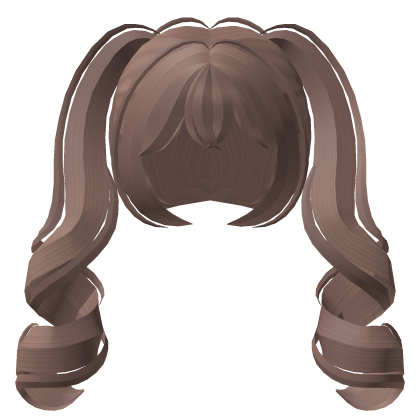 ♡ anime moe tweencore curled pigtails hazel