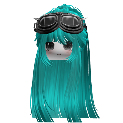 Messy Cat Straight Wolfcut Aqua