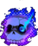 Blue Purple Skeleton