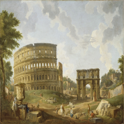 View of the Colosseum Painting Roblox decal