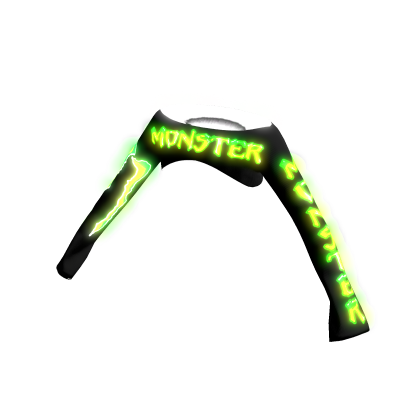 Y2K MonsterShrug Green and Black