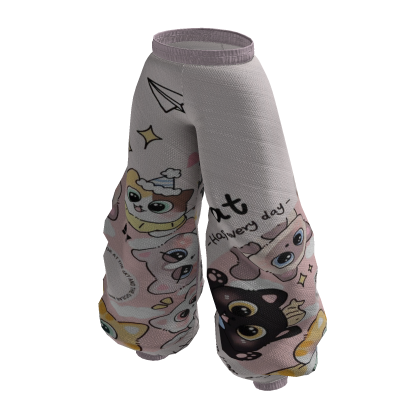 Celana Happy Cute Cat