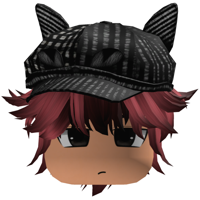 Messy Fluffy Emo Y2K Boy Hair VKAI red CAT