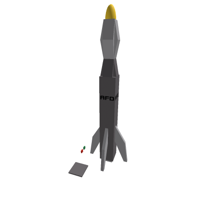 Finished rocket for flame [has regen]