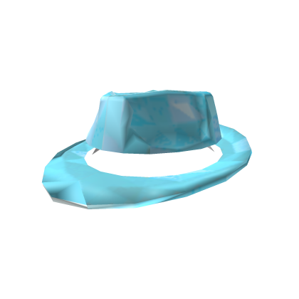 Sky Blue Sparkle Birthday Time Fedora Addon Roblox item