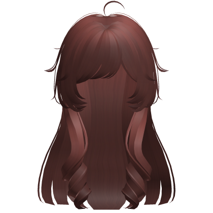 red sweet cutecore layered hair