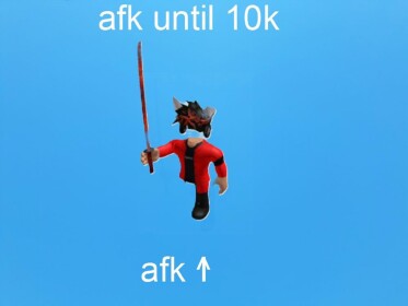 Afk until someone donates 10k