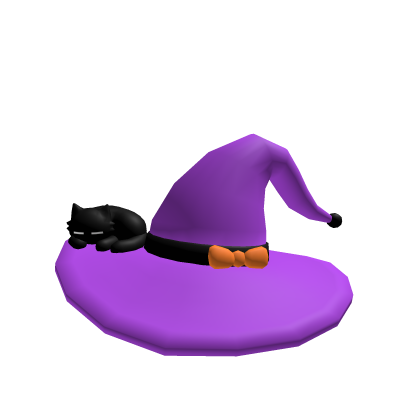 Witch Hat w Kitty Roblox item