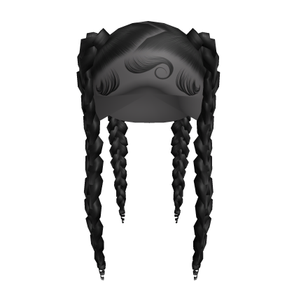 Zig Zag Part Jumbo Braids [Black]