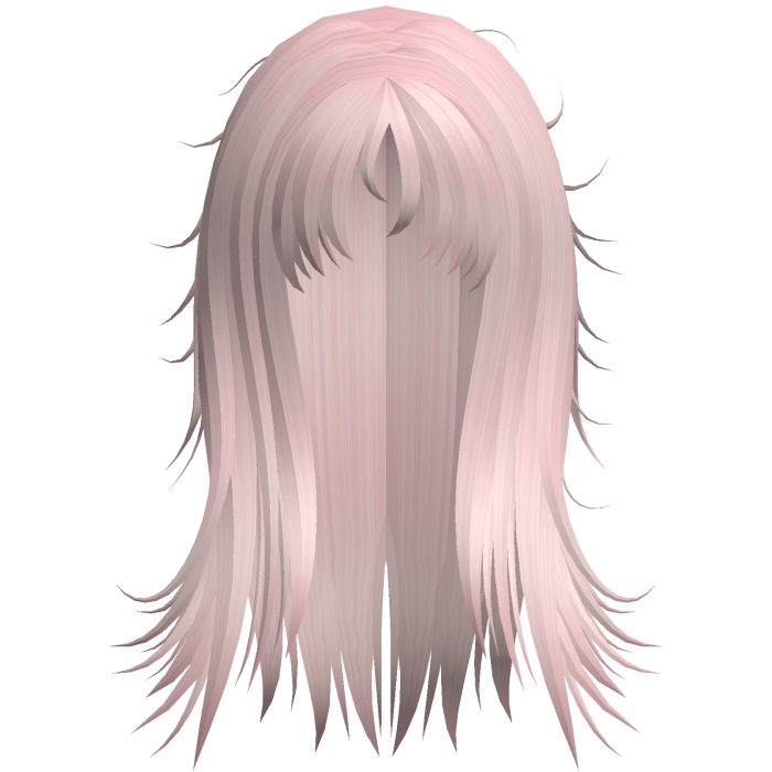 Long Shaggy Layered Hair (Pink)