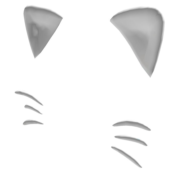 Kawaii White cat ears