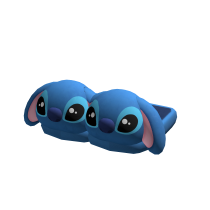 blue alien stitch slippers thumbnail