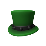 Green Spikey Top Hat