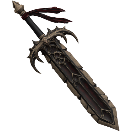 Red Gold Goth Thorned Greatsword Roblox item
