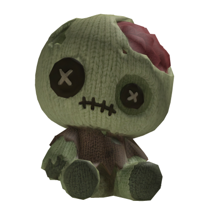 Knitted Zombie Shoulder Pal 