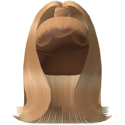Sleek Flipped Out Ponytail w/ Edges (Blonde)