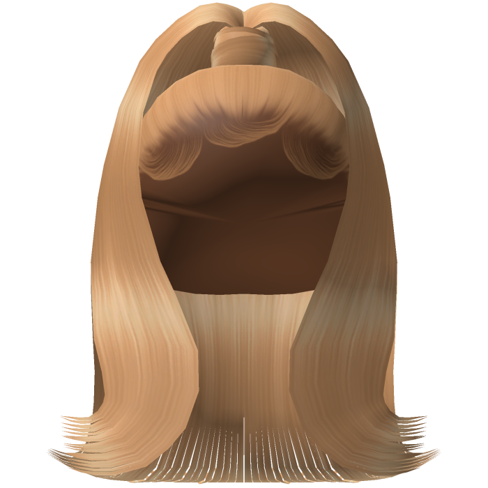 Sleek Flipped Out Ponytail w/ Edges (Blonde)