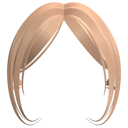 ୨୧ : basic simple blonde side curtin bangs fringe Roblox item