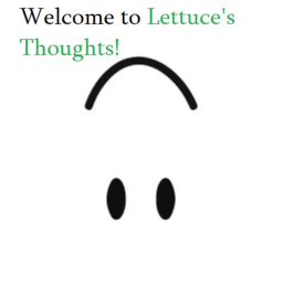 Lettuce's THOUGHTS.