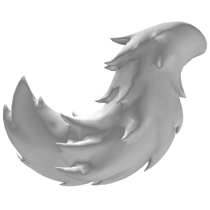 White Fluffy Wolf Tail thumbnail