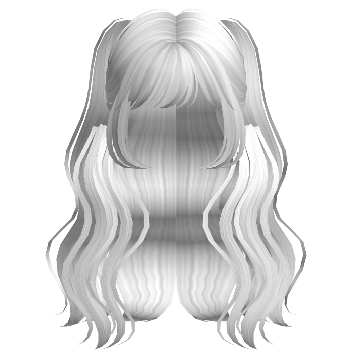 Cute Coquette Doll Wavy Hair (White)